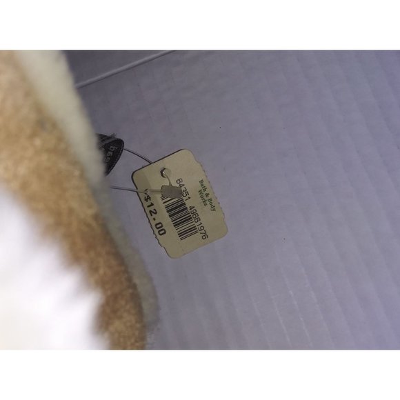 Bath & Body Works Gingerbread Stuffed Suede Tan Bear Christmas Plush Collectible - Picture 10 of 11